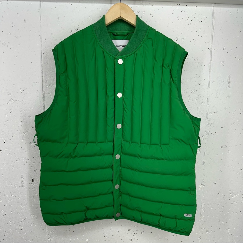 AlphaTauri Men’s Size Large Kore V3.Y1.01 Green Puffer Vest